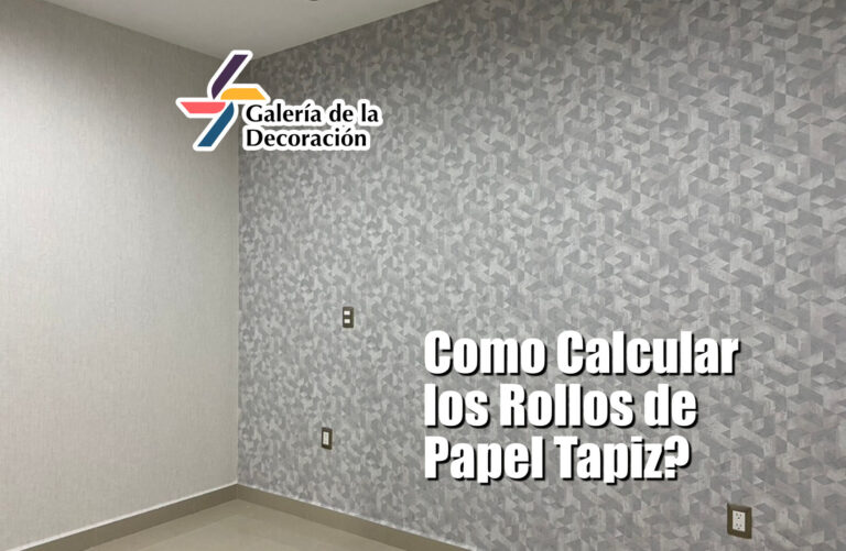 Como calcular los rollos de papel tapiz