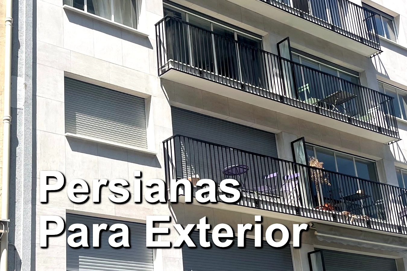 Persianas para exterior