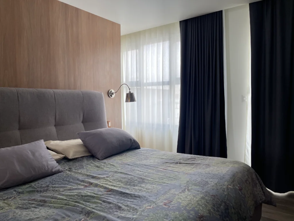 Cortinas dobles para recamara