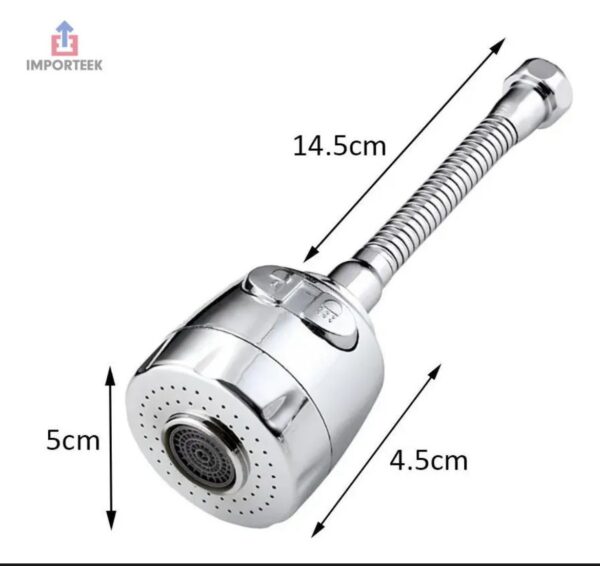 EXTENSOR DE GRIFO FLEXIBLE ACERO INOXIDABLE PARA FREGADERO DE COCINA - Imagen 3