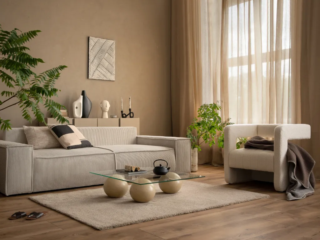 Cortinas de lino hechas a la medida elegantes